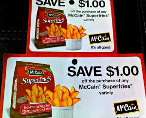Coupon Stacking in Canada McCain coupons
